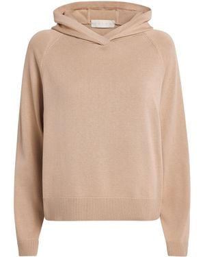 FALKE Silk-Cotton Hoodie - Natural
