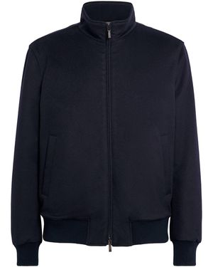 Colombo Cashmere-Silk Jacket - Blue