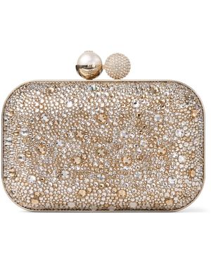 Jimmy Choo Cloud Clutch Bag - Metallic