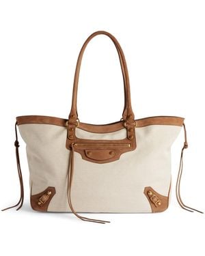 Balenciaga Le City Beach Tote Bag - Natural