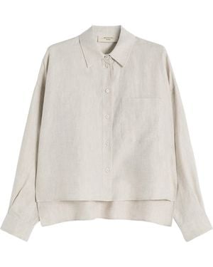 Weekend by Maxmara Linen Shirt Jacket - White