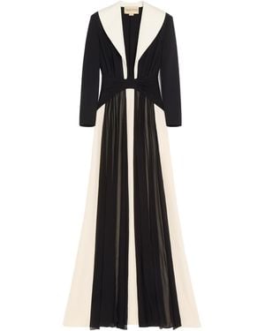 Valentino Silk Blazer Gown - Black