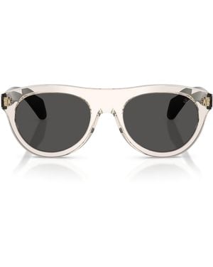 Moncler Splash Round Sunglasses - Gray