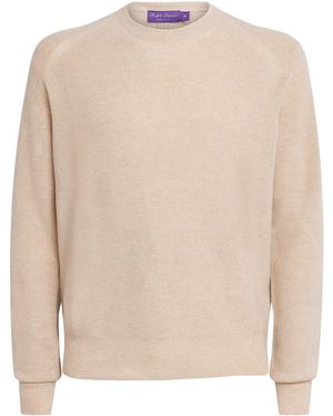 Ralph Lauren Cashmere Crew-Neck Jumper - Natural