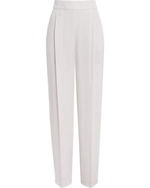 Agnona Pleated Tailored Pants - White