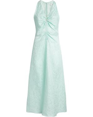 Sandro Floral-Jacquard Maxi Dress - Blue