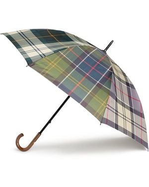 Barbour Mixed Tartan Umbrella - Blue