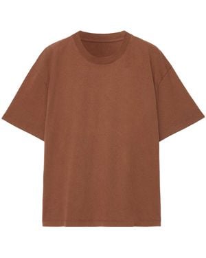 AllSaints Organic Cotton Maddox T-Shirt - Brown