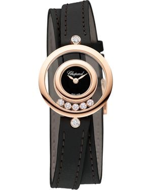 Chopard And Diamond Happy Diamonds Watch - Black