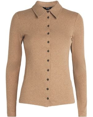 ME+EM Organic Cotton-Blend Ultimate Shirt - Natural
