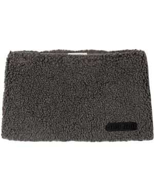 Miu Miu Fleece Mini Skirt - Black