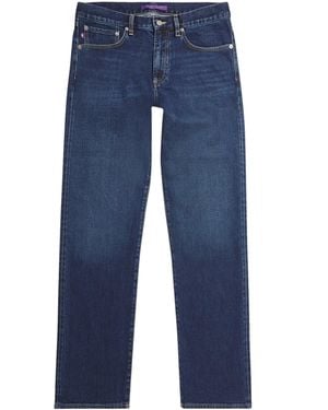 デニム・ジーパン Ralph Lauren FW25 STRAIGHT DENIM BROKEN (211971223 001) The Slim Tapered Patchwork Jean
