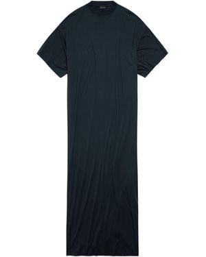 Balenciaga Cocoon Maxi Dress - Blue