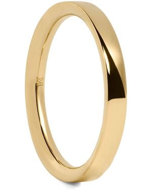 Monica Vinader Vermeil Essential Stacking Ring - Metallic