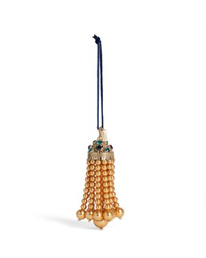 Joanna Buchanan Faux Pearl Tassel Tree Decoration - Metallic