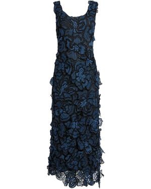 Jonathan Simkhai Lace Corinna Midi Dress - Blue