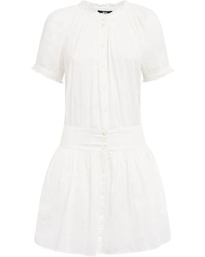 PAIGE Cotton Voile Nisha Mini Dress - White