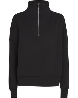 Varley Doublesoft Hawley Half-Zip Sweatshirt - Black