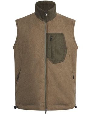 Sease Reversible Padded Explorer Gilet - Green