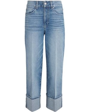 PAIGE Wide-Leg Sasha Jeans - Blue