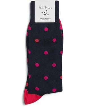 Paul Smith Polka Dot Socks - Blue
