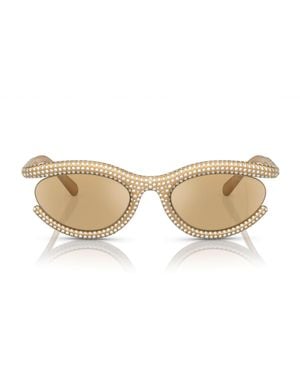 Swarovski Oval Sk6006 Sunglasses - Natural