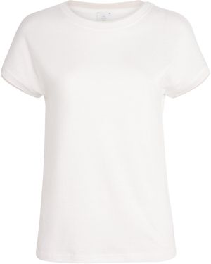 Eleventy Cotton Contrast-Detail Short-Sleeve T-Shirt - White
