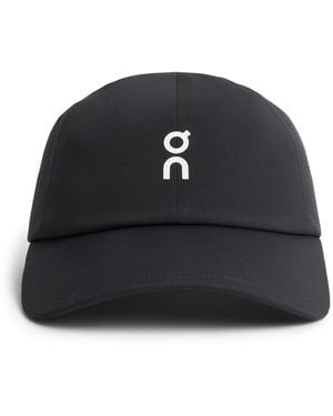 On Shoes Perforated Court Baseball Cap - Black