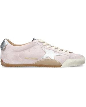 Golden Goose Suede-Leather True Star Trainers - White