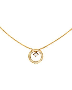 CHANEL And Diamond Coco Crush Necklace - Natural