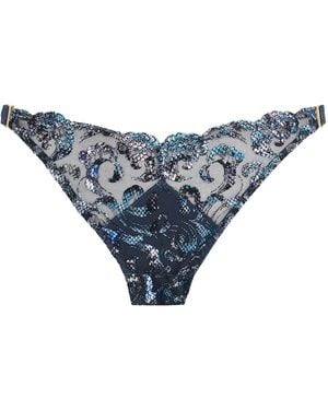 Bordelle Siren Briefs - Blue
