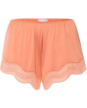 Hanro Cira Pyjama Shorts - Orange
