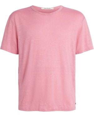 God's True Cashmere Linen Signature T-Shirt - Pink
