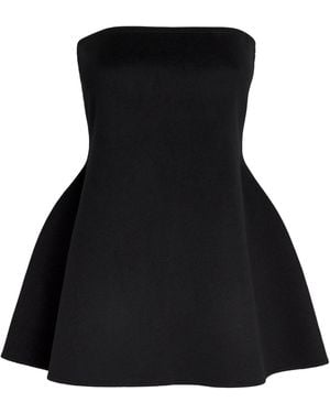 Rohe Peplum Bustier Top - Black