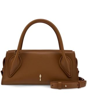 Christian Louboutin Venus Mini Leather Crossbody Bag - Brown