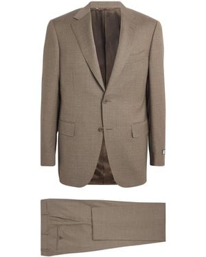 Canali Wool 2-Piece Suit - Brown