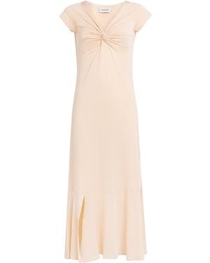 Nadine Mos Jersey Florence Midi Slip Dress - Natural