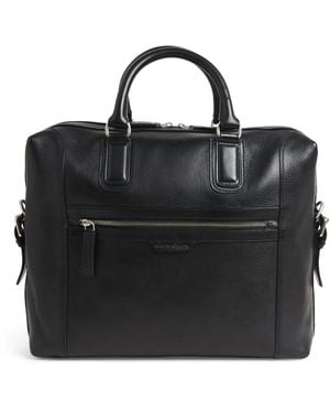 Officine Creative Leather Jules Briefcase - Black