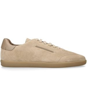 ZEGNA Suede 232 Trainers - Natural