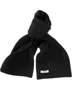 Le Bonnet Classic Lambswool Scarf - Black