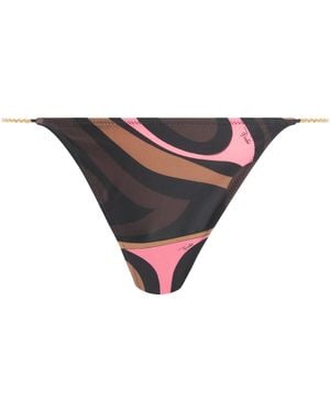PUCCI Marmo Print Bikini Bottoms - Grey