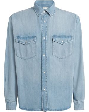 FRAME Western Denim Overshirt - Blue