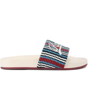Kurt Geiger Logo Script Slides - White
