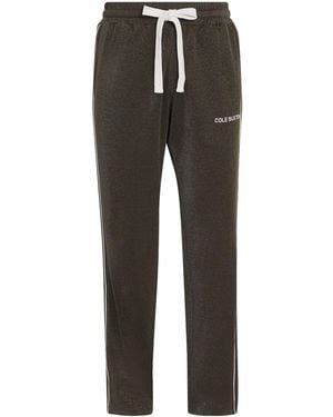 Cole Buxton Glitter Track Trousers - Black