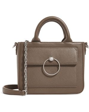 Claudie Pierlot Grained Leather Anouck Bag - Brown