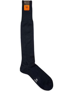 Doré Doré Long Cotton Socks - Blue