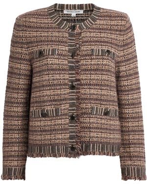 Veronica Beard Wool-Blend Tweed Sariyah Jacket - Brown
