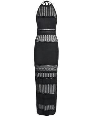 Away That Day Crochet Zanzibar Maxi Dress - Black