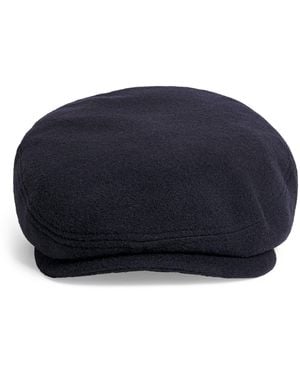 Stetson Wool-Cashmere-Blend Kent Flat Cap - Blue