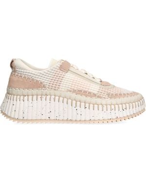 Chloé Nama Runner Trainers - Natural